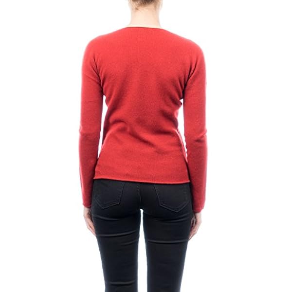 Dalle Piane Cashmere - V-hals 100% kasjmier - Made in Italy - Dames